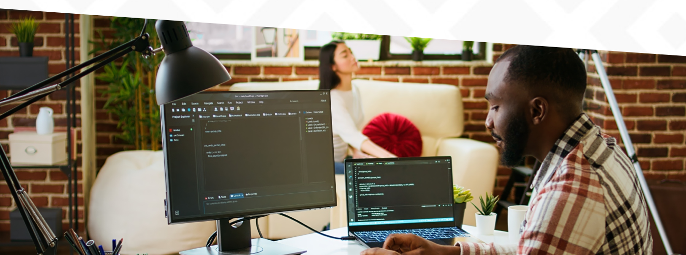 Developer building a digital platform